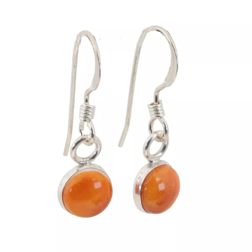 Mini Spiny Oyster Dangle Earrings