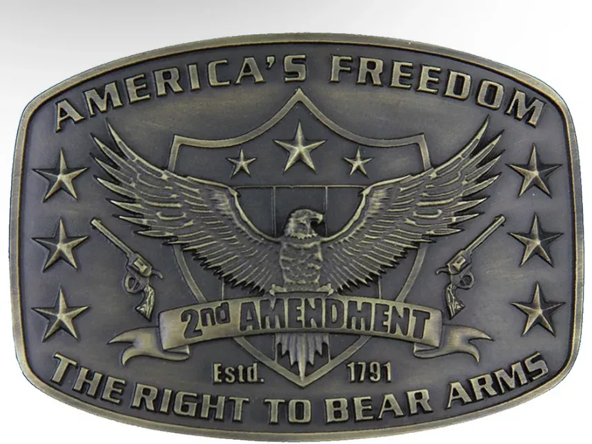 Montana Silversmith 2nd Amendment Rights Belt Buckle