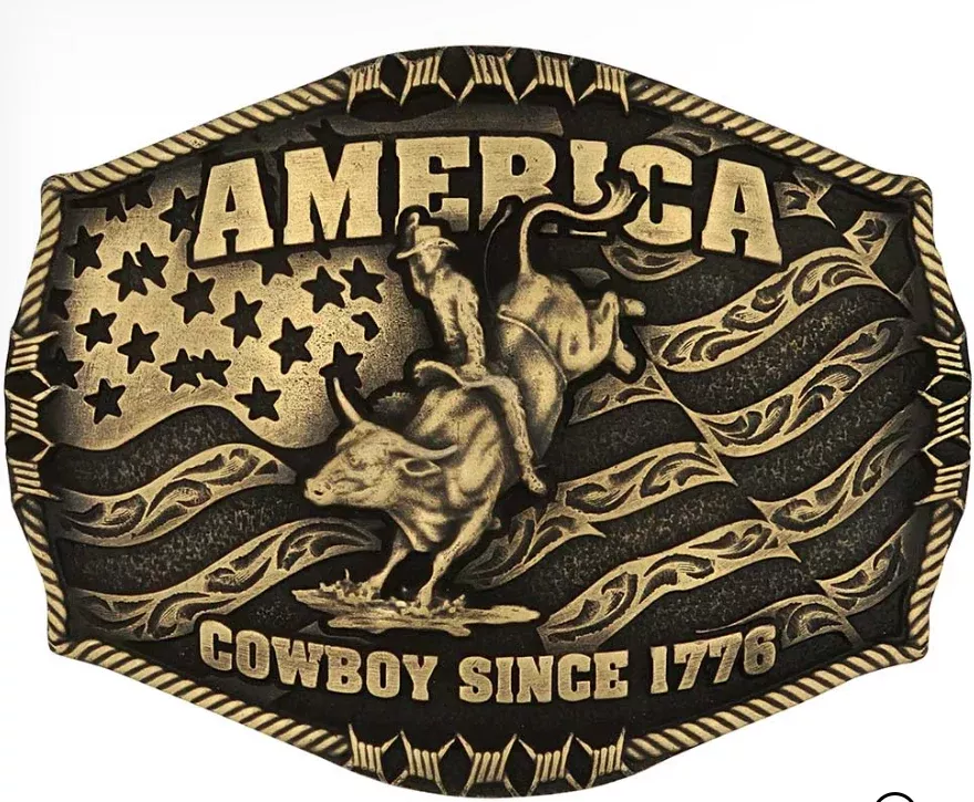 Montana Silversmith American Cowboy Belt Buckle