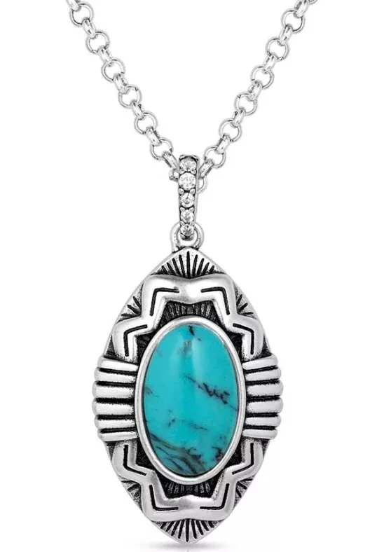 Montana Silversmith Blue Mesa Turquoise Necklace