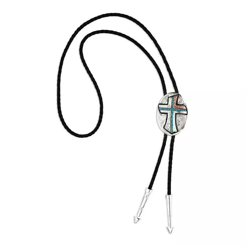 Montana Silversmith BT Inner Light Turquoise Bolo Tie BT4779
