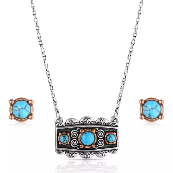 Montana Silversmith Turquoise Peaks Jewelry Set