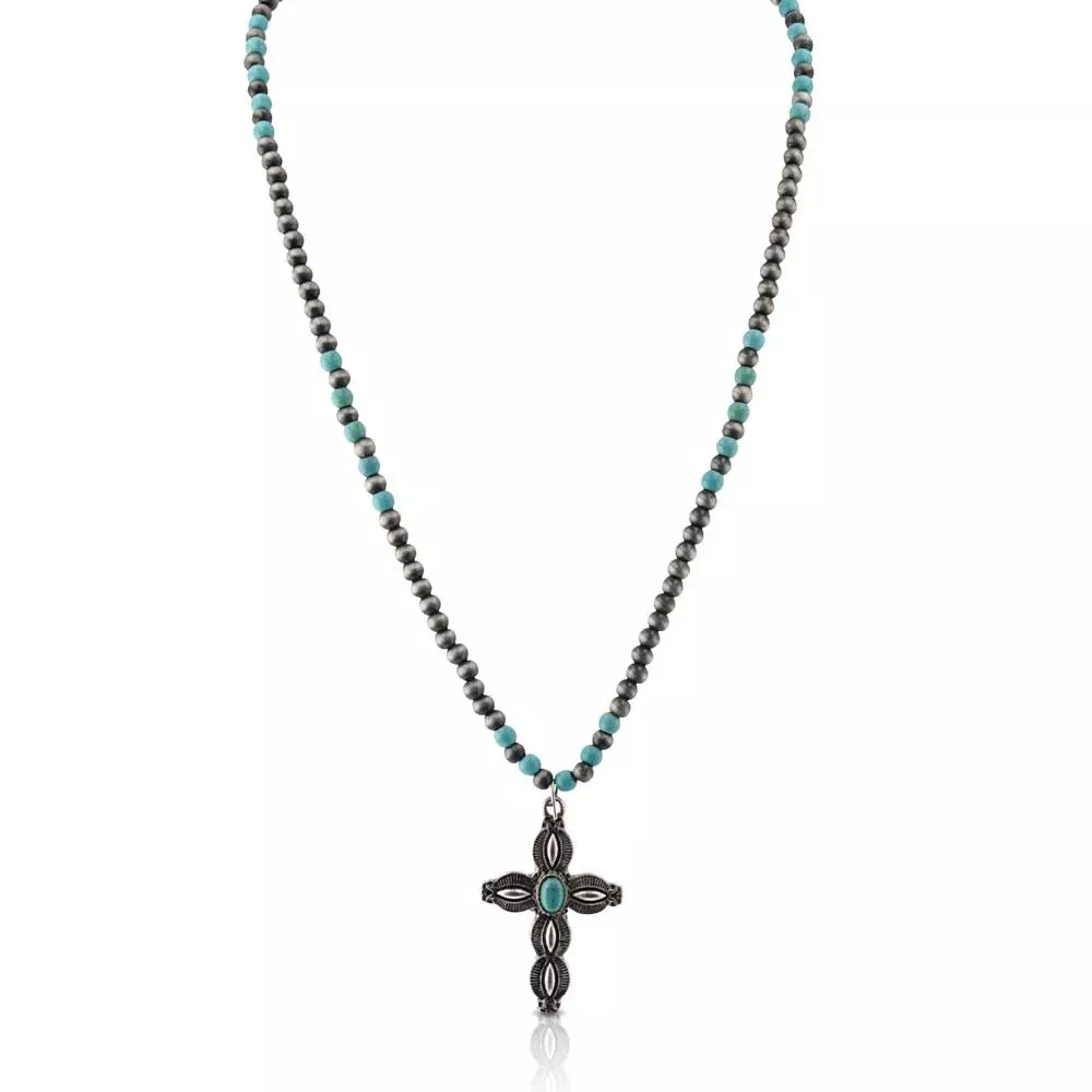 Montana Silversmiths Faithful Expression Beaded Attitude Necklace