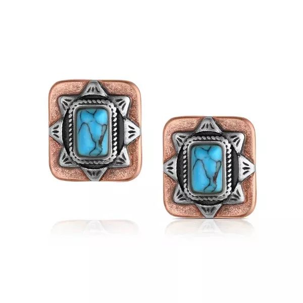 Montana Silversmiths Sienna Canyon Post Earrings
