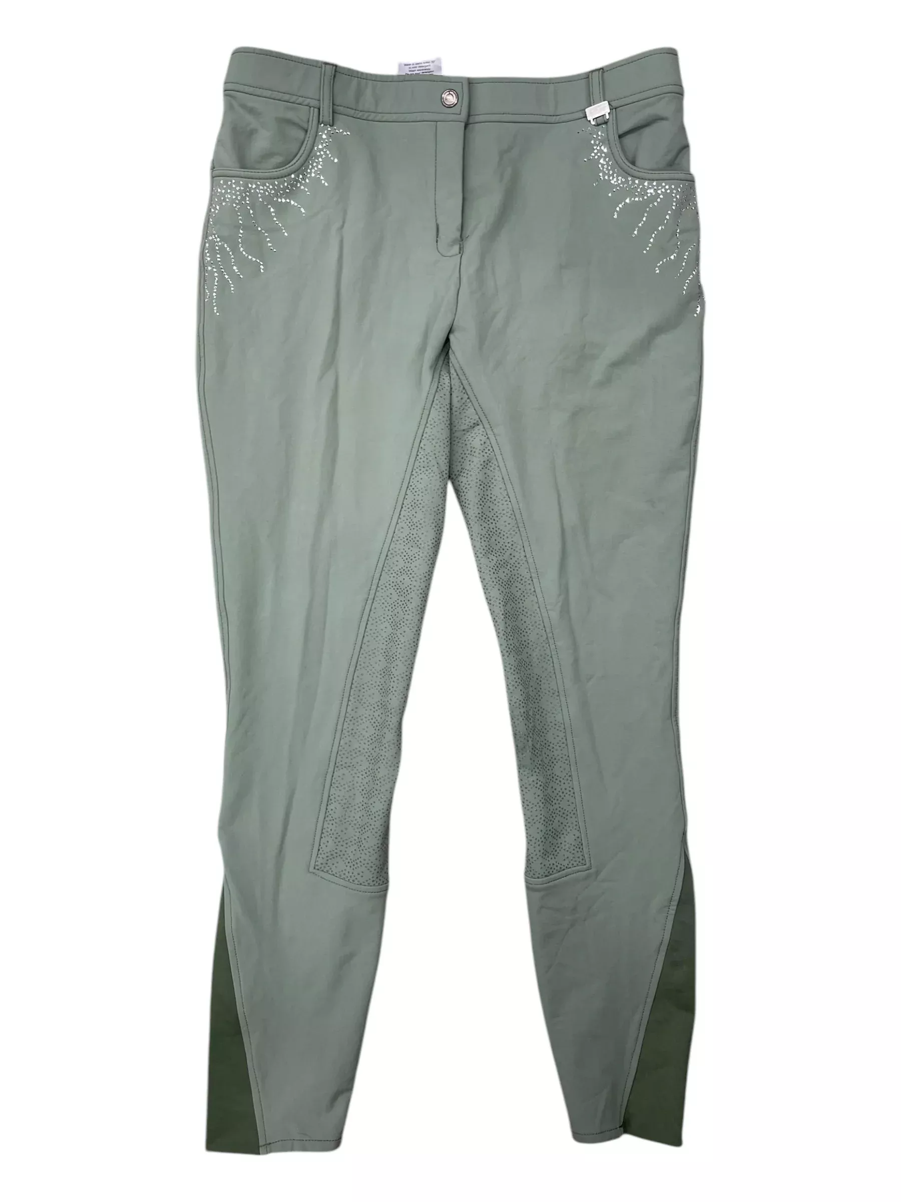 Montar Bling FS Breech - Light Green/Silver Bling - 42 (Approx 30) - USED