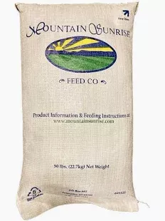 Mountain Sunrise Alfalfa/Timothy Pellets, 50lbs