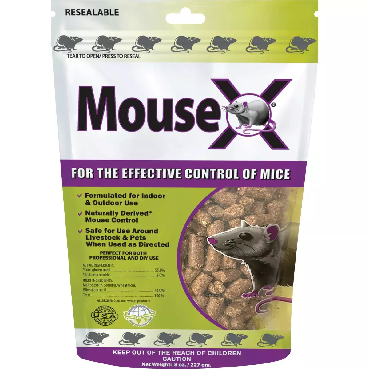 Mouse X Pellet Mouse Killer, 8 Oz.