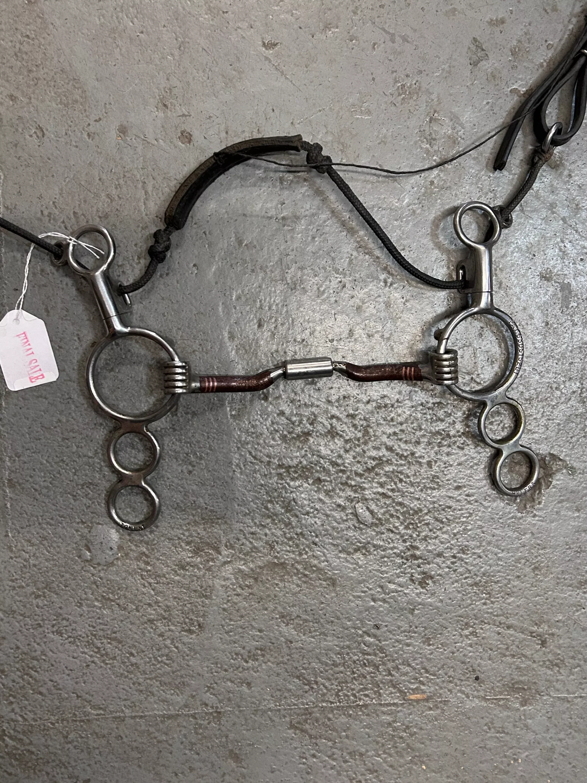Myler 3-Ring Combination Bit with Mullen with Low Ported Barrel 5-3/4"