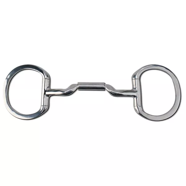 Myler Bit 06-14mm Eggbutt without Hooks and Mullen Low Ported Barrel
