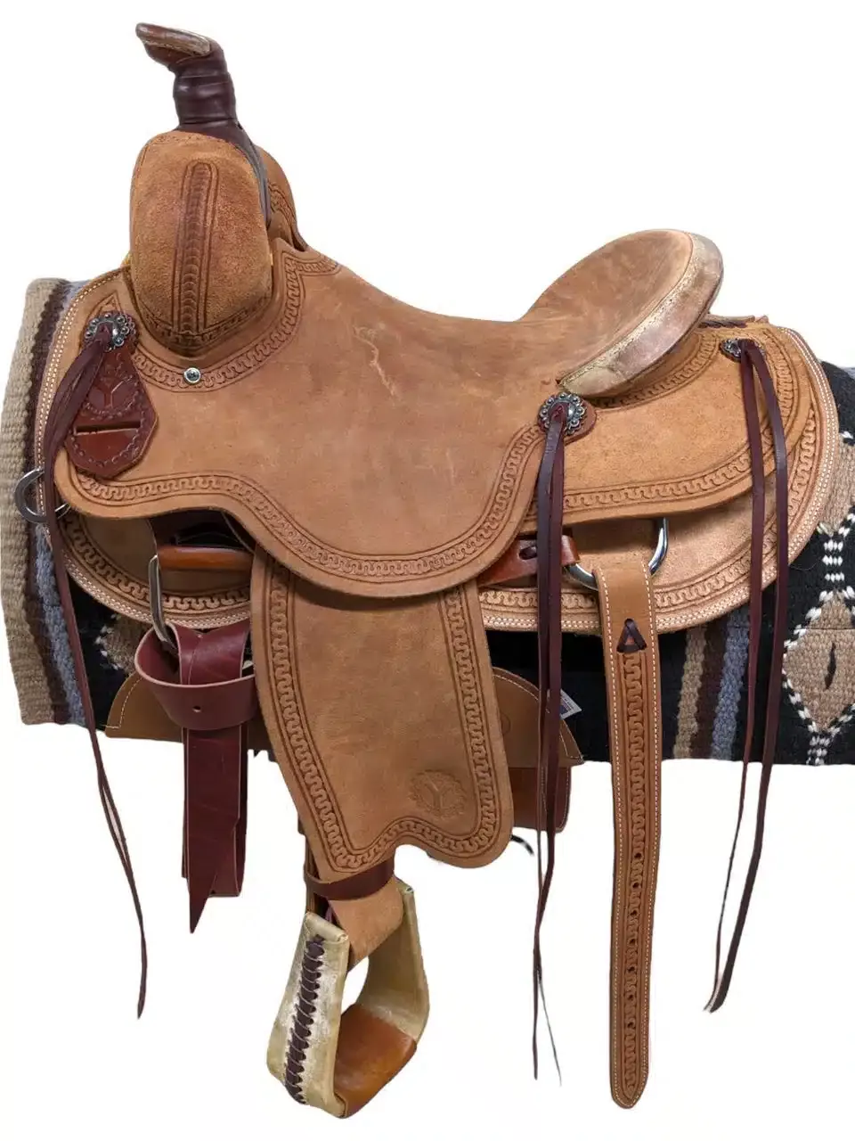 New Circle Y Oakdale Ranch Western Saddle 1118 – Wide Tree