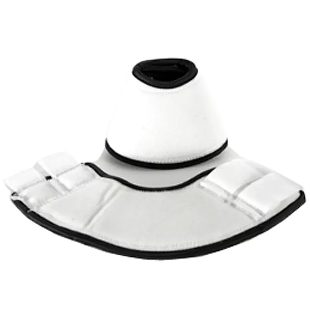New Hilason Medium White Western Horse Tack No-Turn Bell Boot