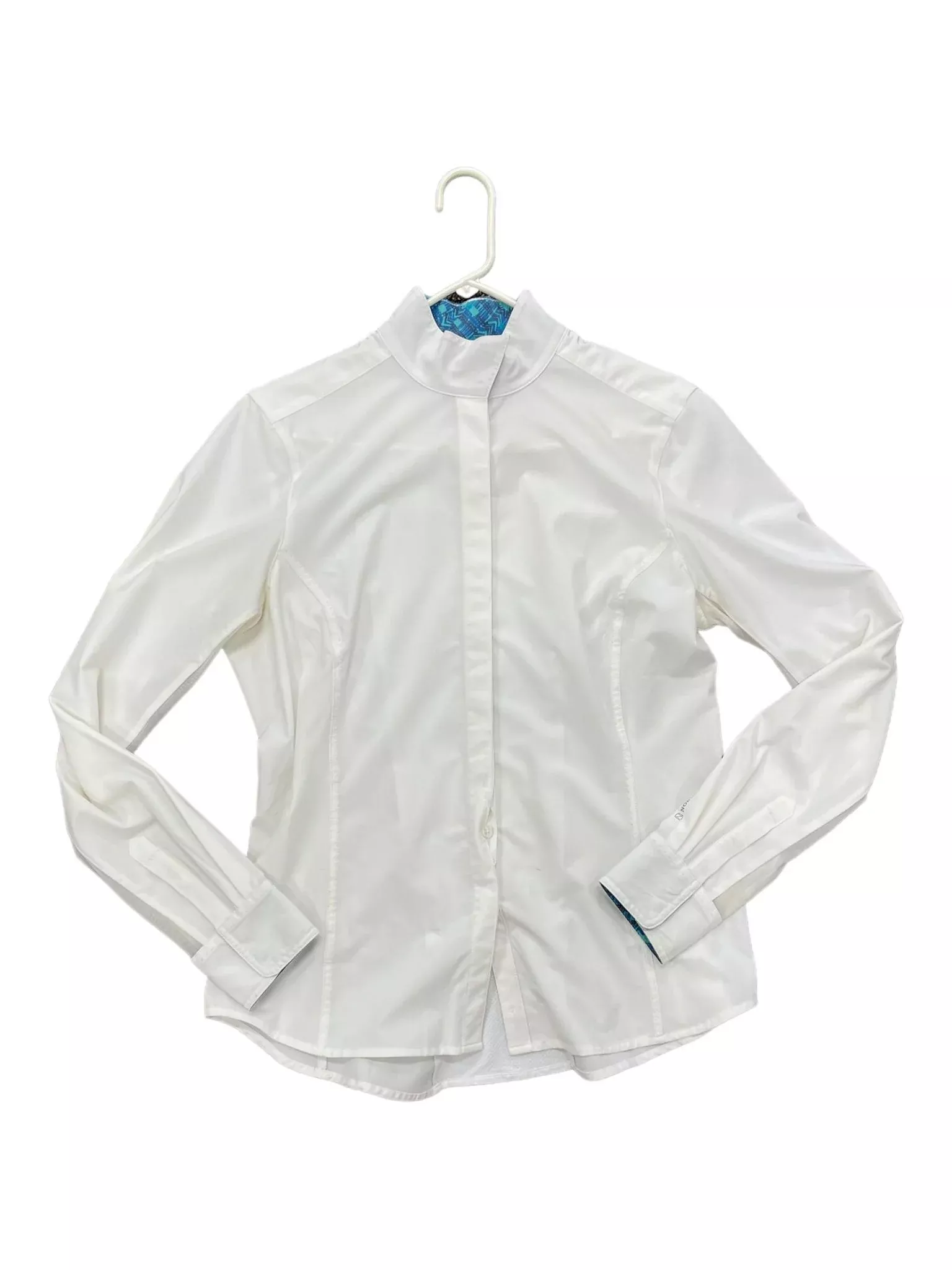 Noble Outfitters Button Show Shirt - White/Blue - L - USED