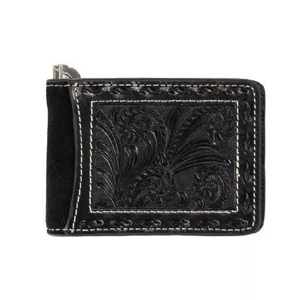 Nocona Western Roughout Money Clip Wallet