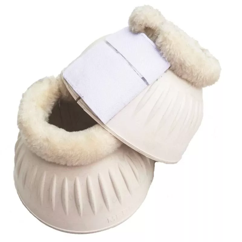Nunn Finer Velcro Fleece Lined Bell Boot – White