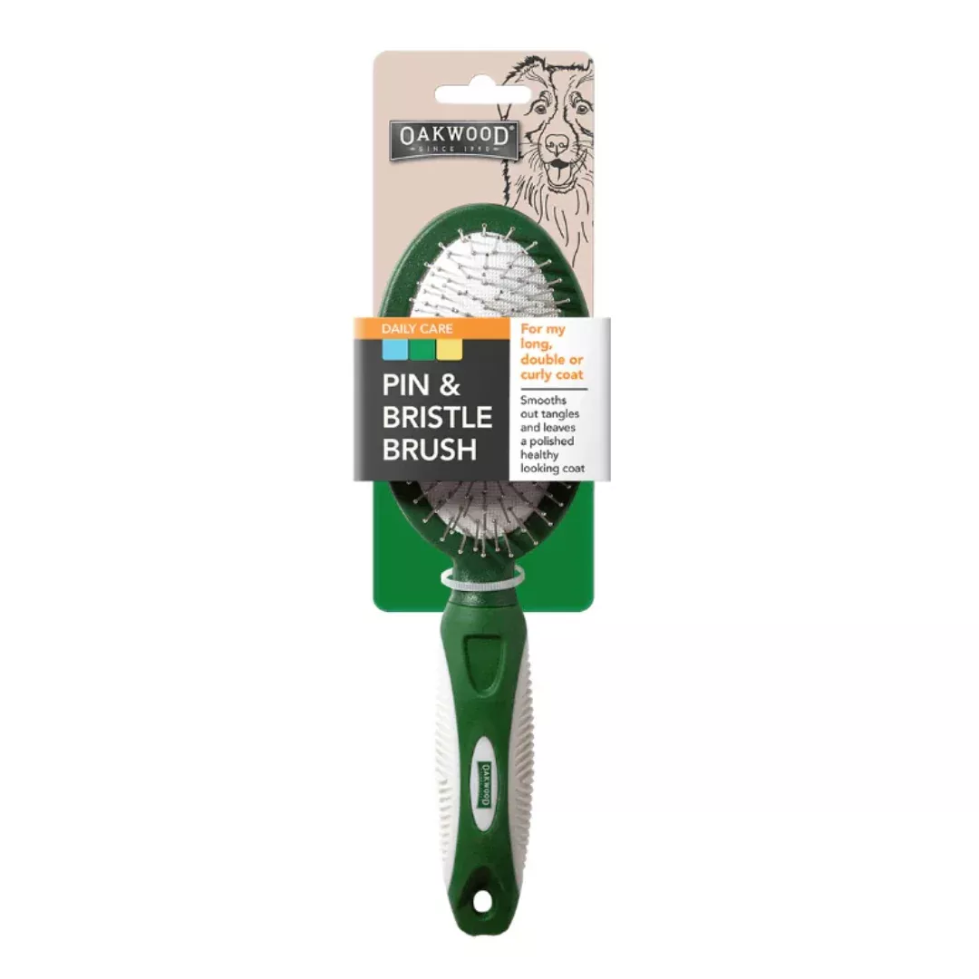 Oakwood Pin & Bristle Brush