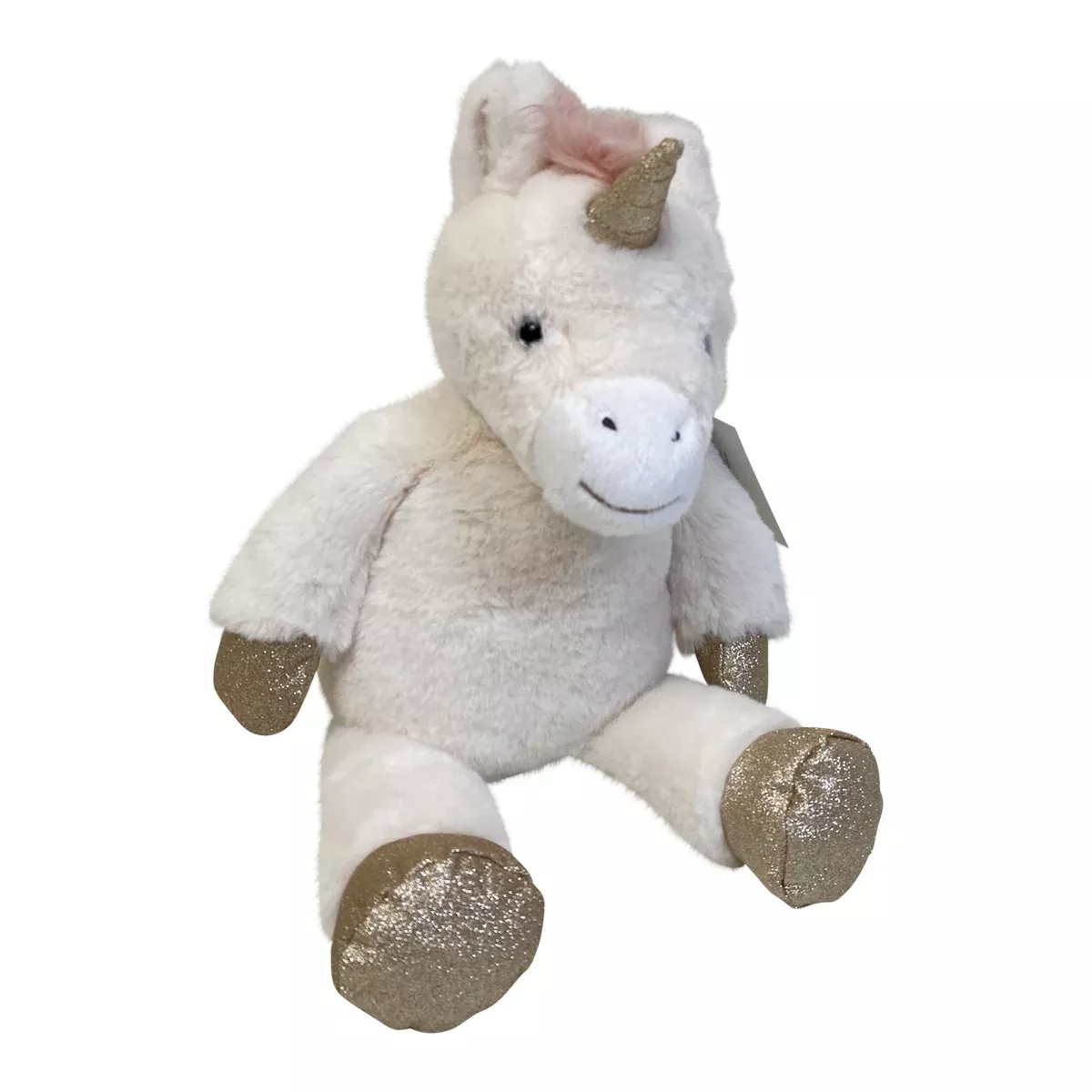 OB Designs 'Misty Unicorn' Soft Toy in White/Pink