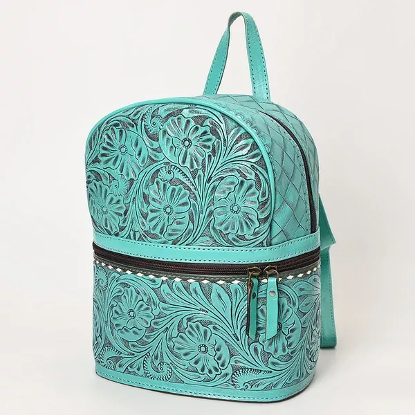 Ohlay Bags OHG103A Backpack Hand Tooled Genuine Leather Women Bag Western Handbag Purse