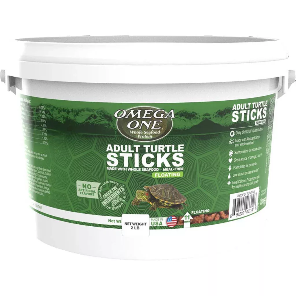 Omega One Adult Turtle Sticks, 2 lb