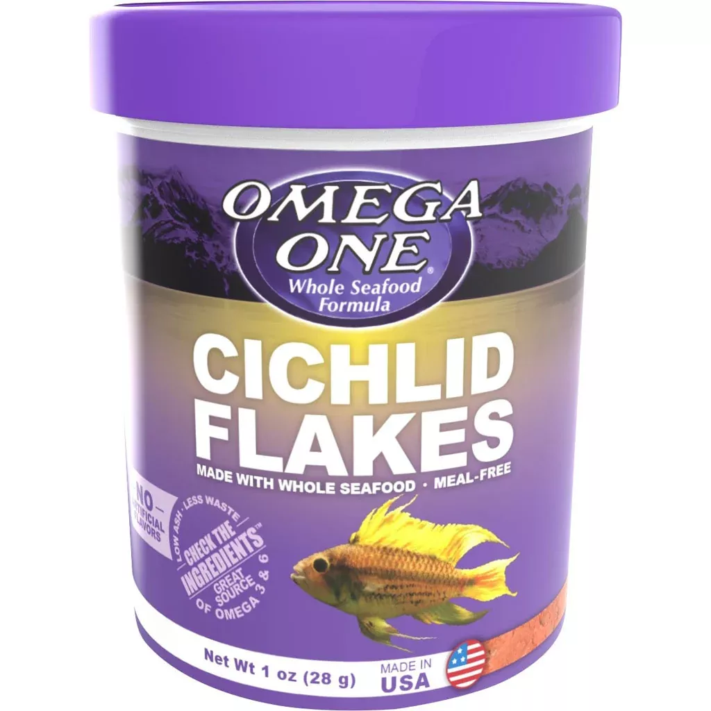 Omega One Cichlid Flakes 1 oz