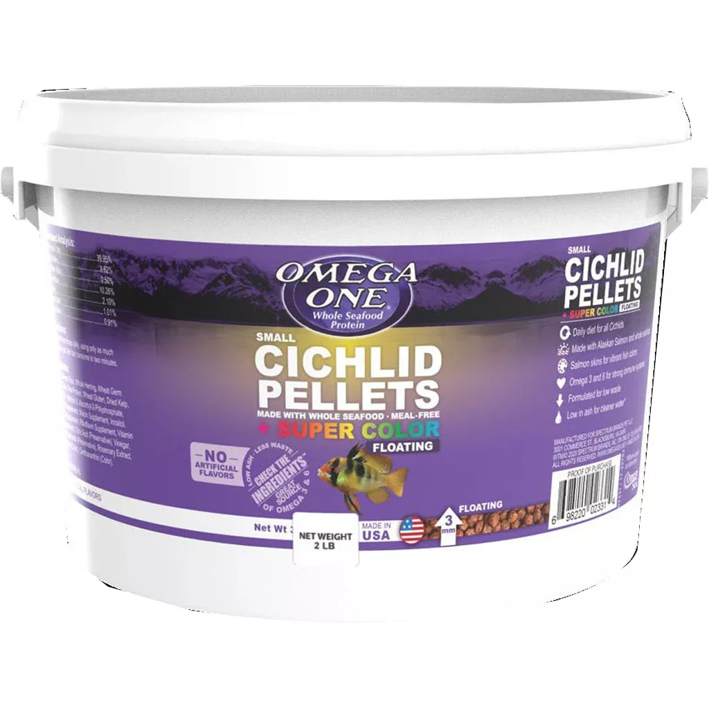 Omega One Cichlid Pellets Small 2 lb