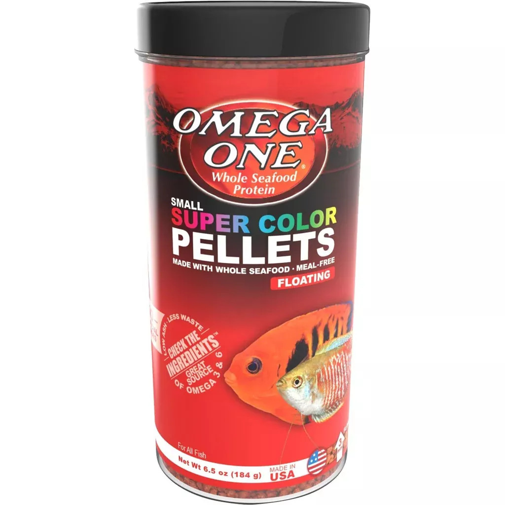 Omega One Floating Super Color Pellets, 6.5 oz
