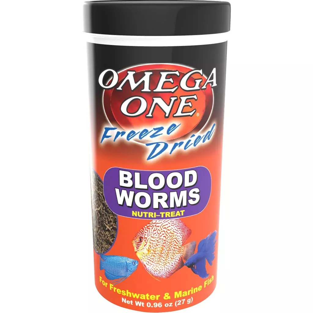 Omega One Freeze Dried Bloodworms 0.96 oz