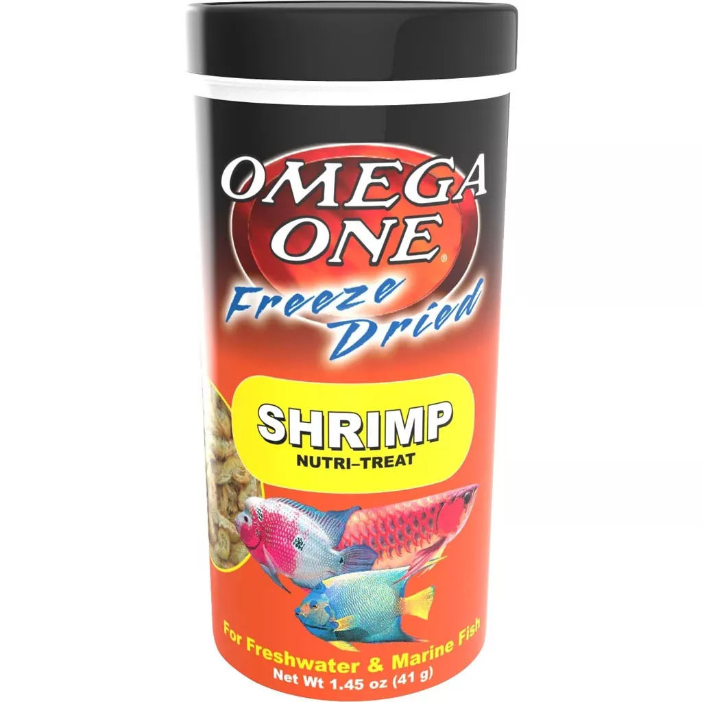 Omega One Freeze-Dried Shrimp, 1.45 oz