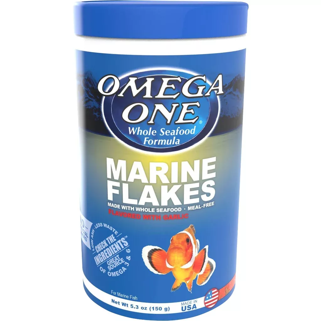 Omega One Garlic Marine Flakes, 5.3 oz