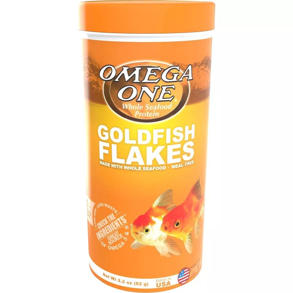 Omega One Goldfish Flakes 2.2 oz