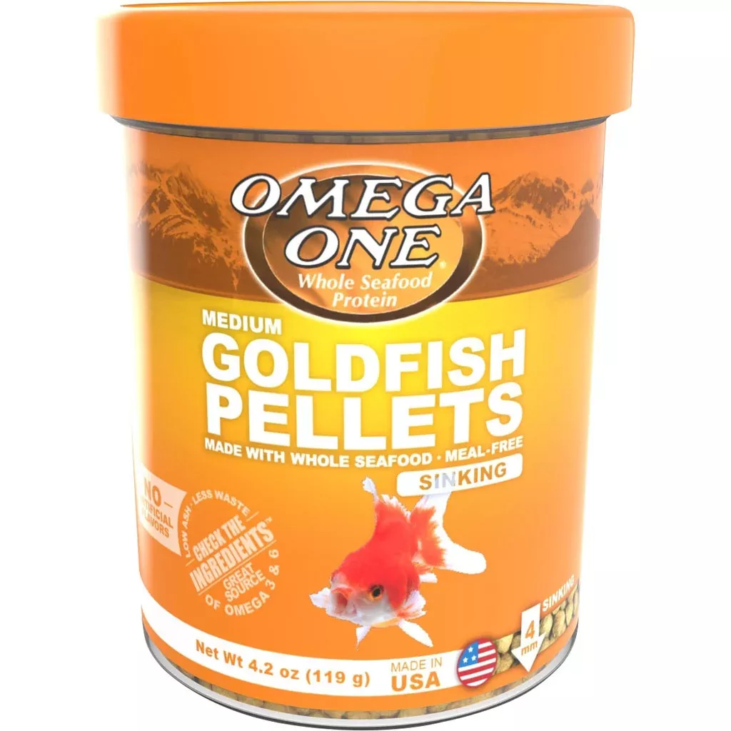 Omega One Goldfish Pellets Medium 4.2 oz