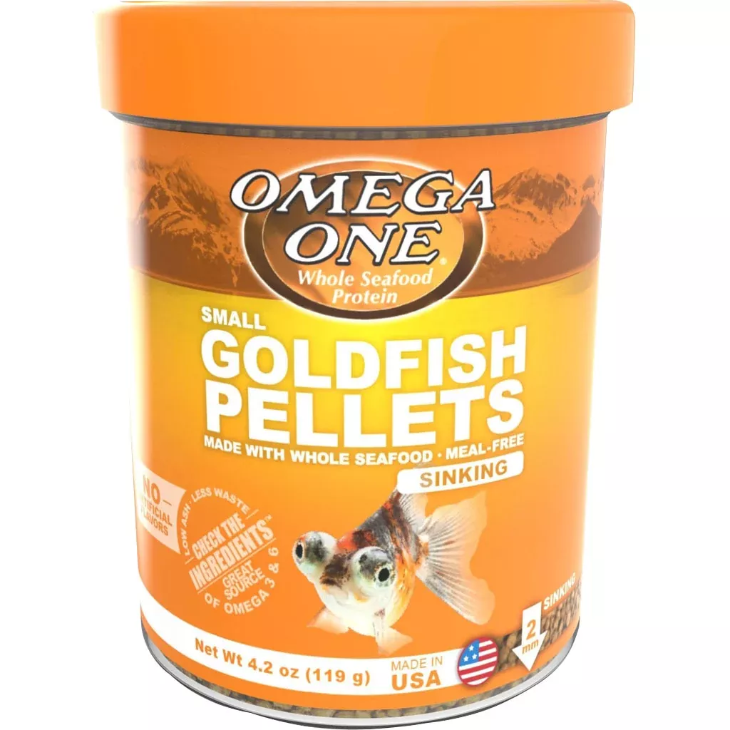 Omega One Small Goldfish Pellets 4.2 oz