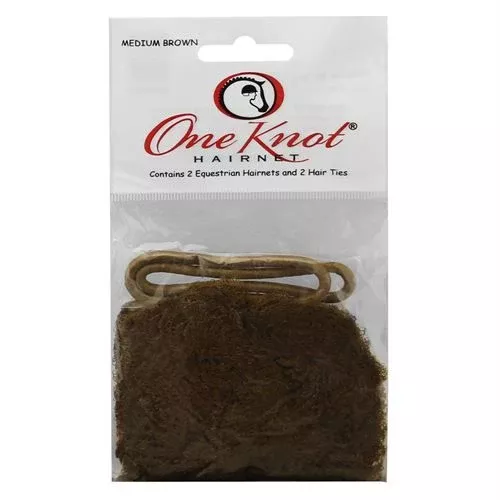 One Knot Hairnet - Medium Brown