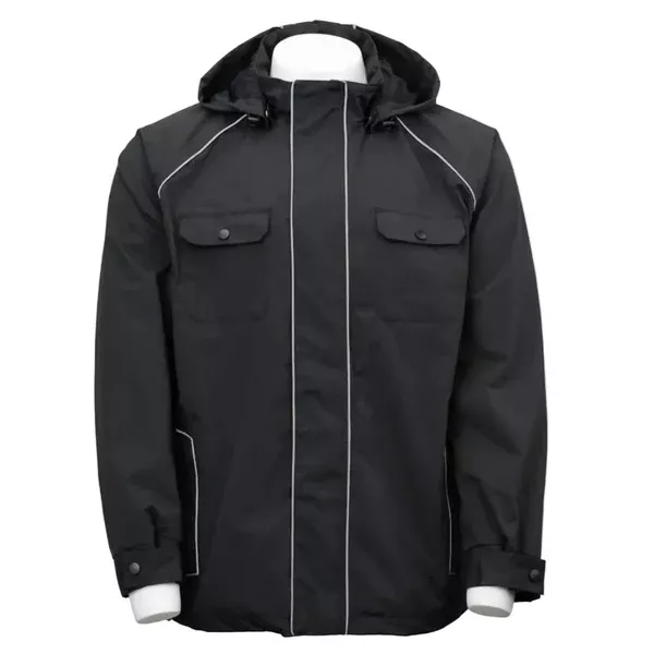 Outback Trading Mens Rain Jacket | Harlin | Black