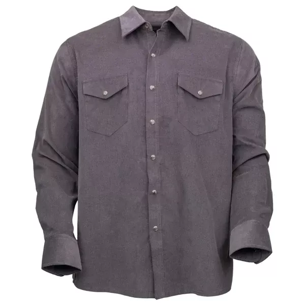 Outback Trading Mens Shirt | Bryce | Charcoal