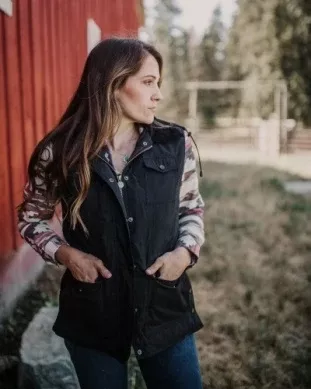 Outback Trading Tess Vest Black 29840