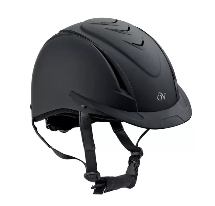Ovation - Deluxe Schooler Helmet - Blk/Blk Vents