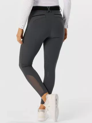 Ovation Dynamic Knee Patch Breeches - Grey