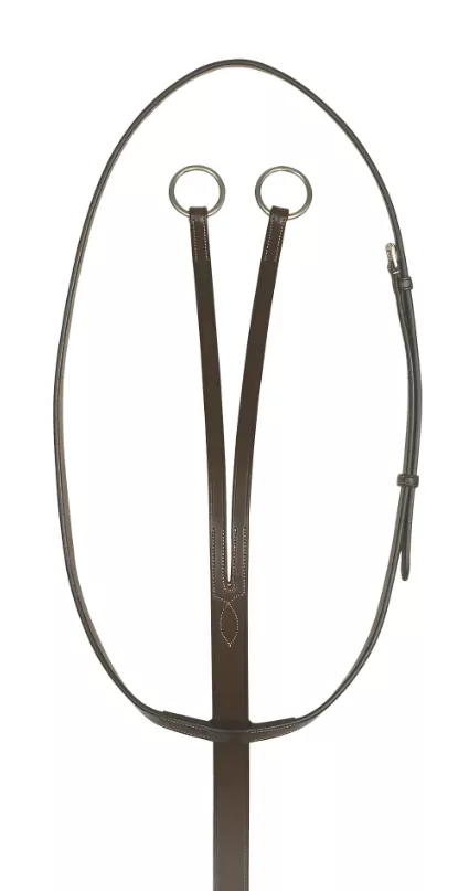 Ovation - Elite Flat Running Martingale - Dark Brown