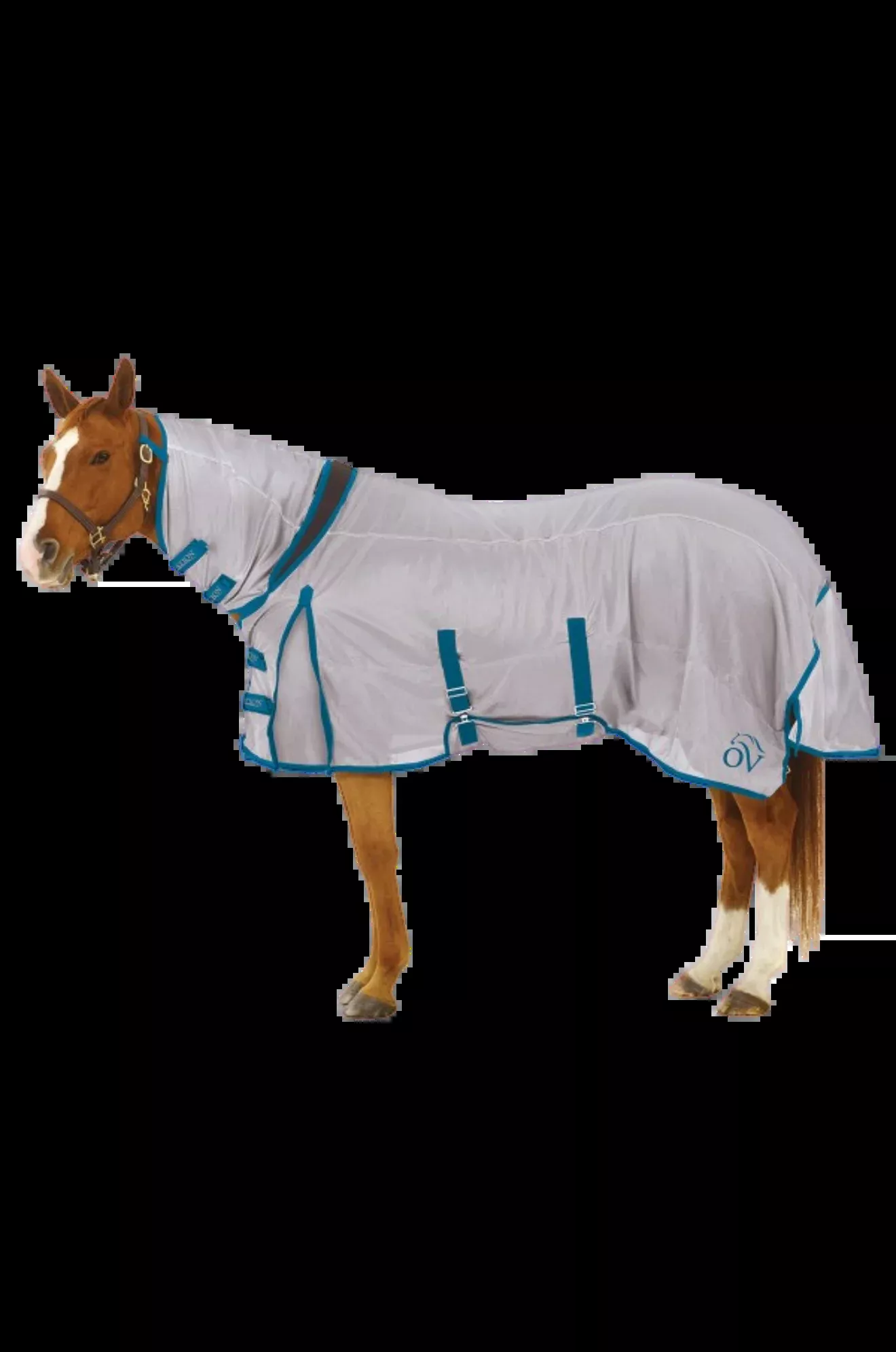 Ovation Super Fly Sheet with Attached Belly & Neck Cover