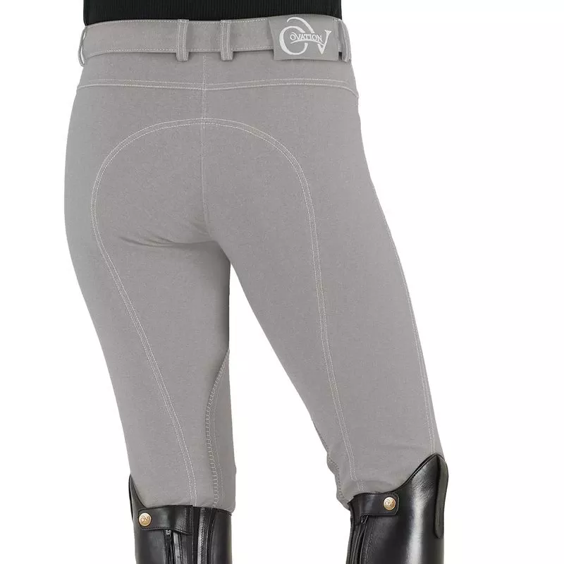 Ovation Women’s SoftFlex Classic Knee Patch – Grey