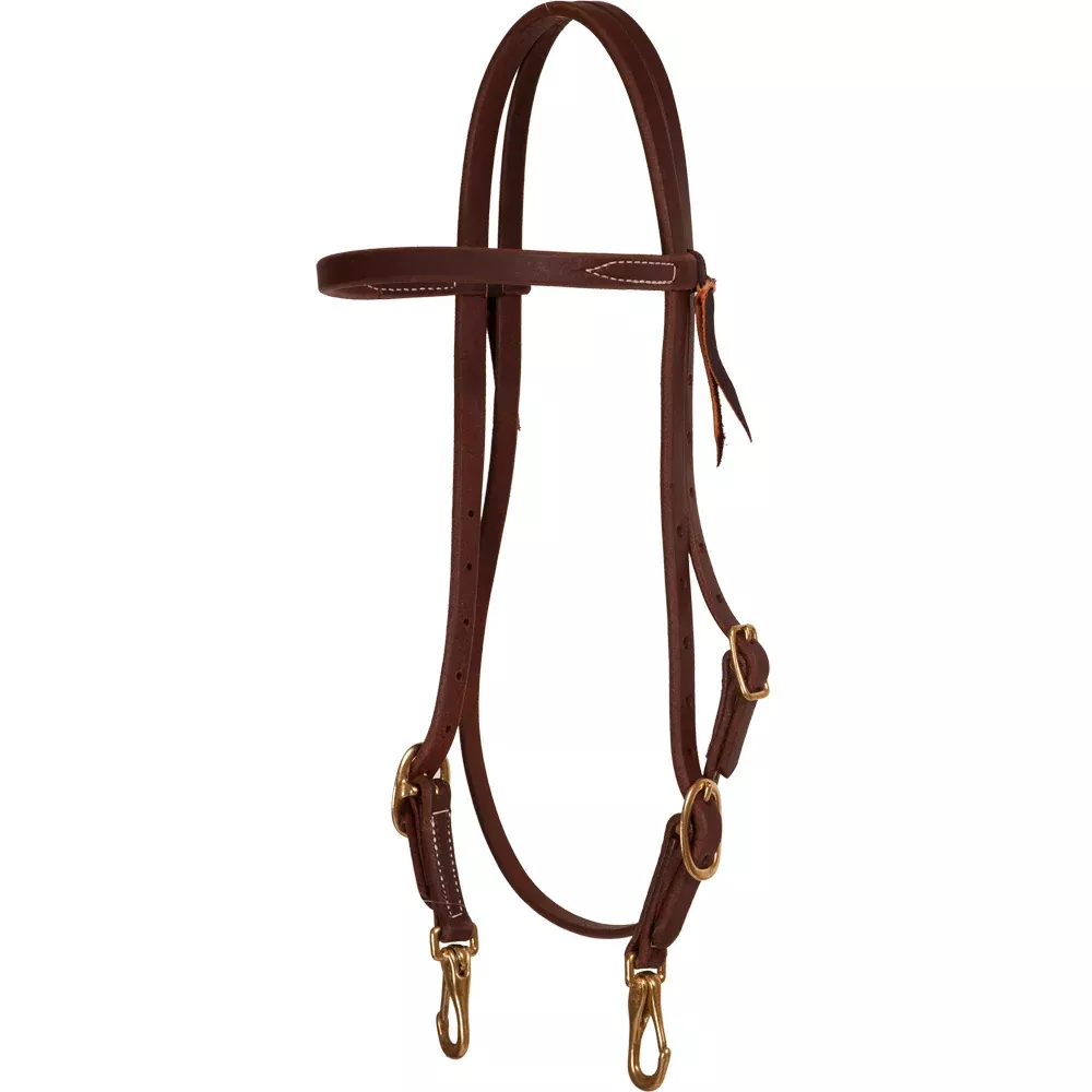 Oxbow 5/8″ Foreman Browband w/ Snap Ends Headstall