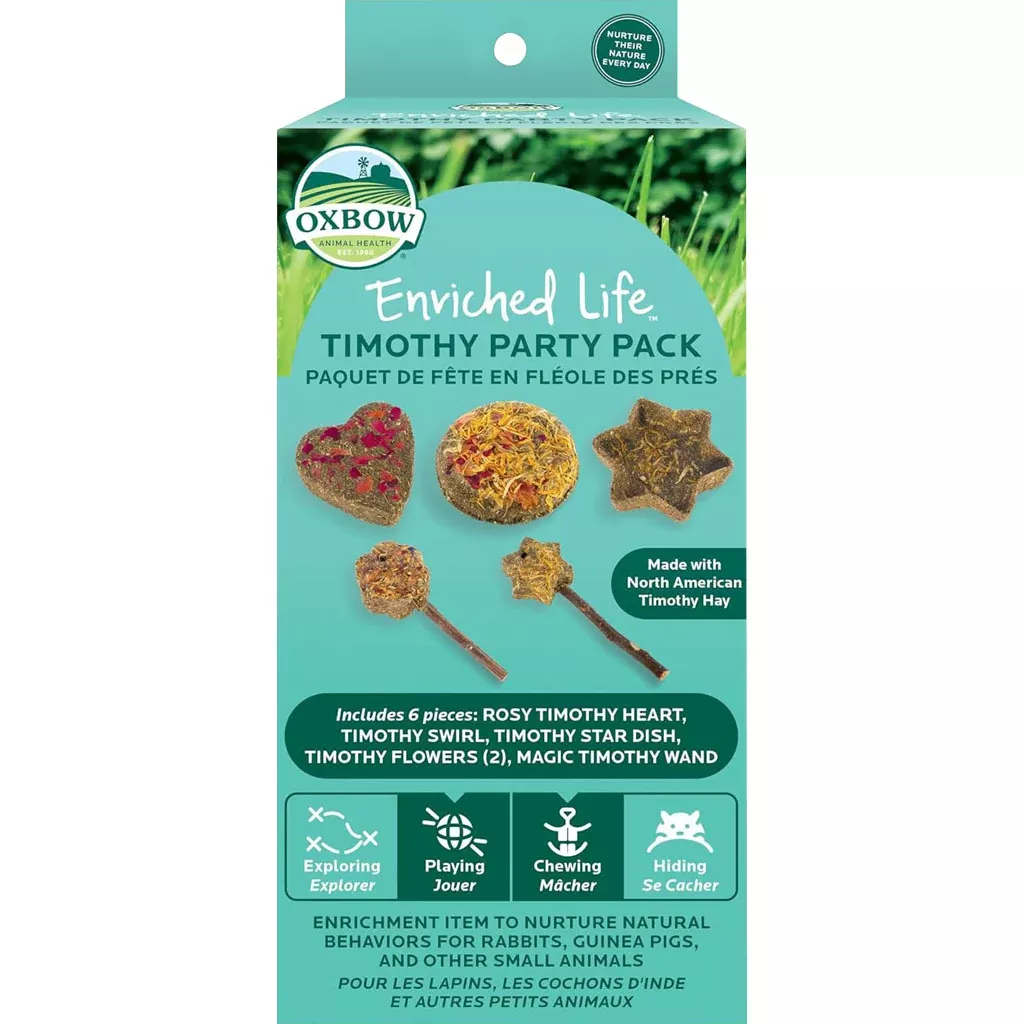 Oxbow Enriched Life Timothy Party Pack Small Pet Enrichment