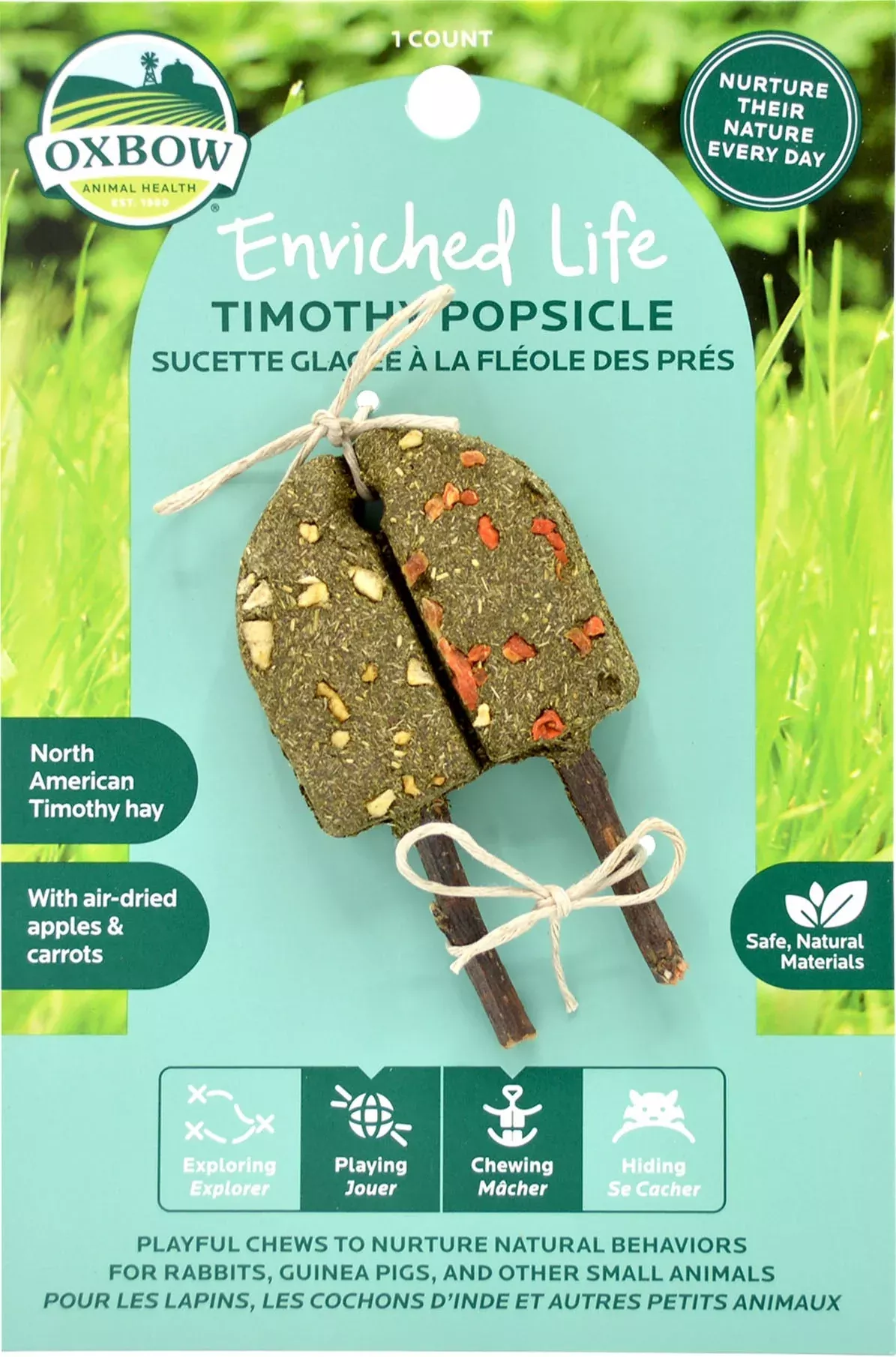 Oxbow Enriched Life Timothy Popsicle Small Animal Chew