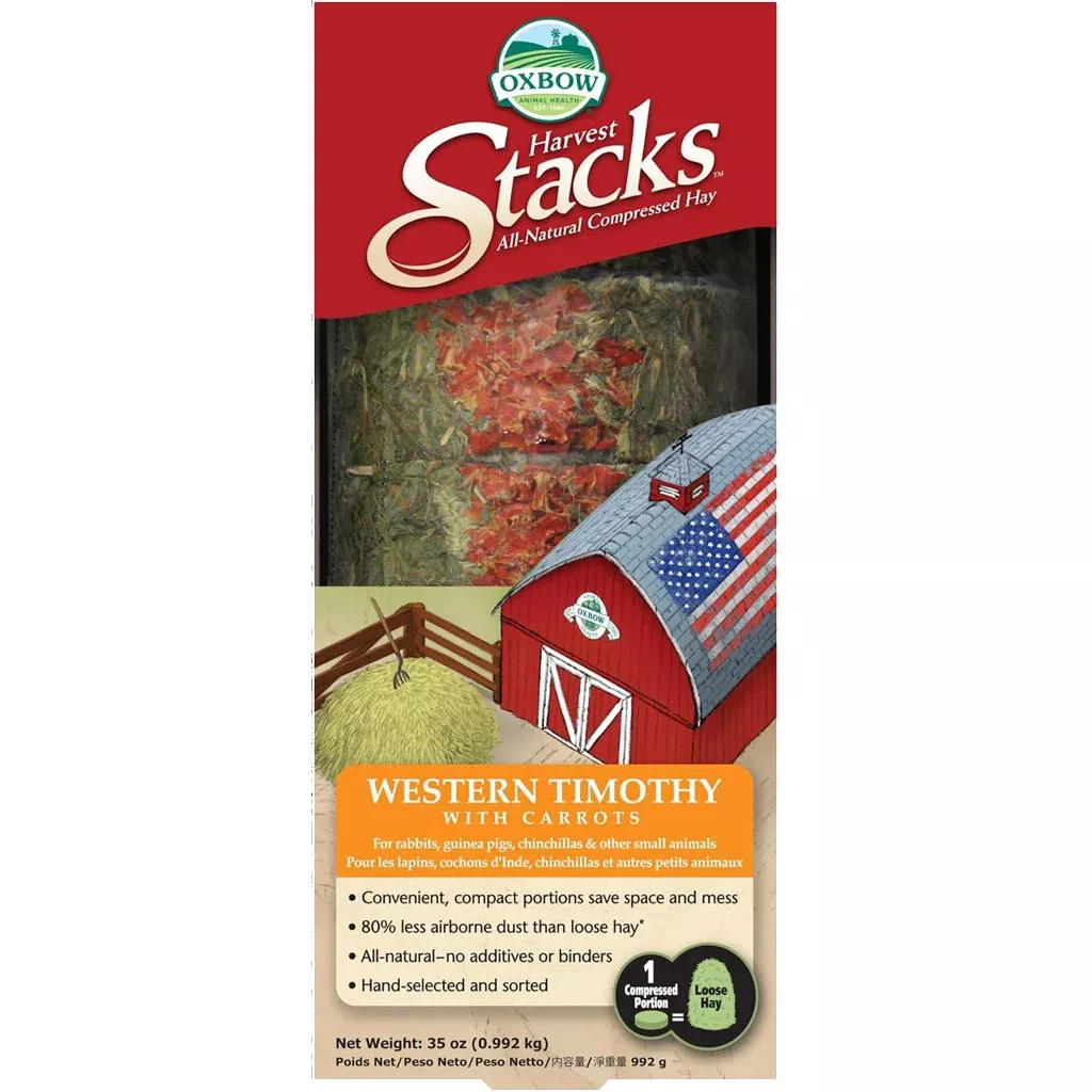 Oxbow Harvest Stacks Western Timothy with Carrot 35 oz