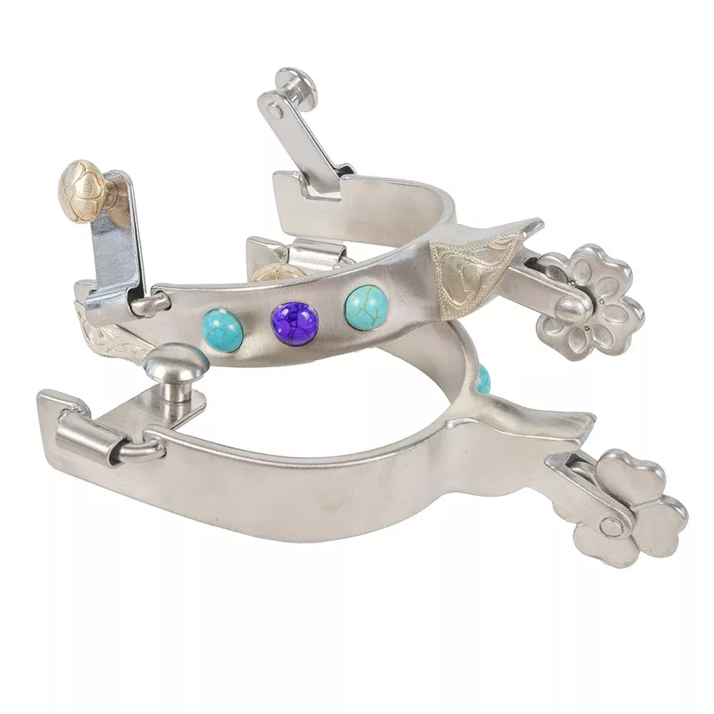 Partrade Cowboy Tack Southwest Gemstone Spur