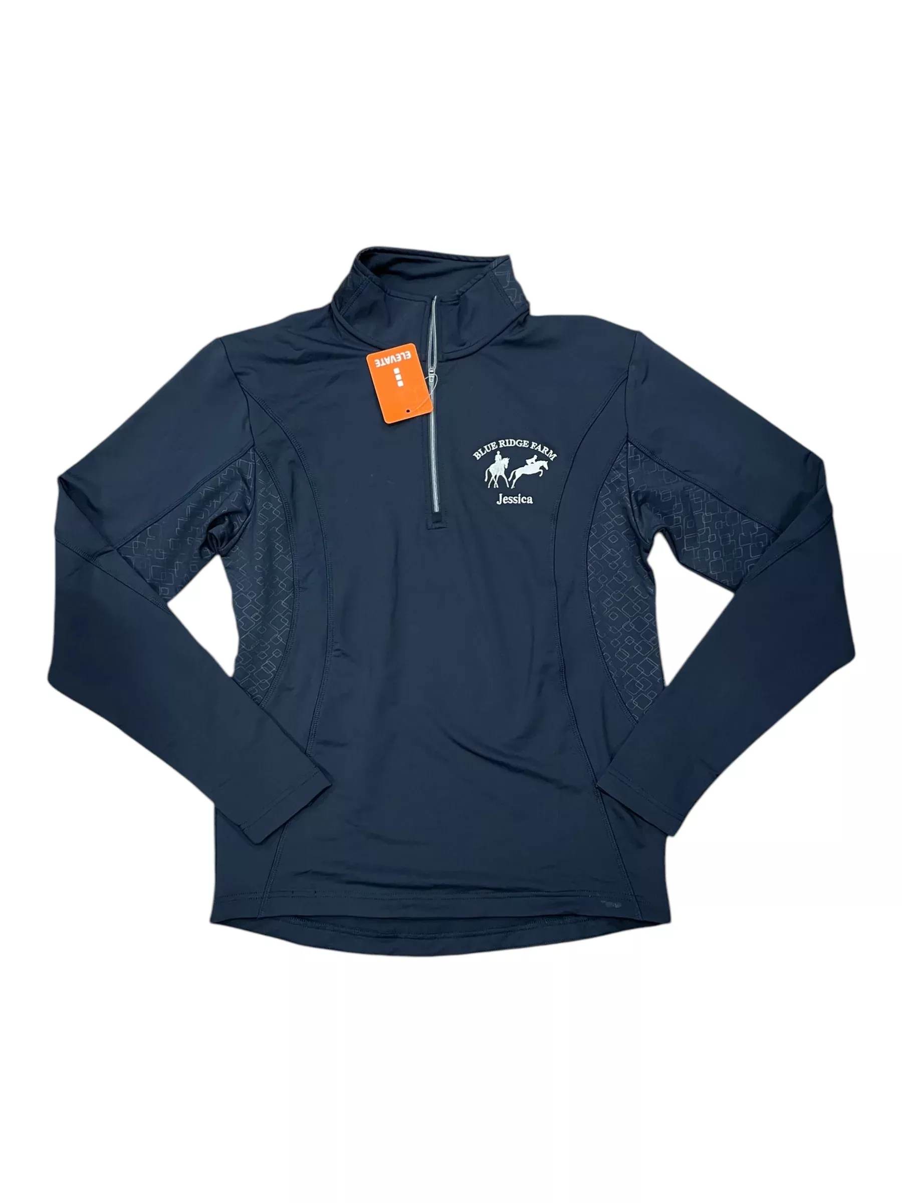 Personalized Blue Ridge 1/4 Zip Top *NWT* - Navy - Men's S - USED