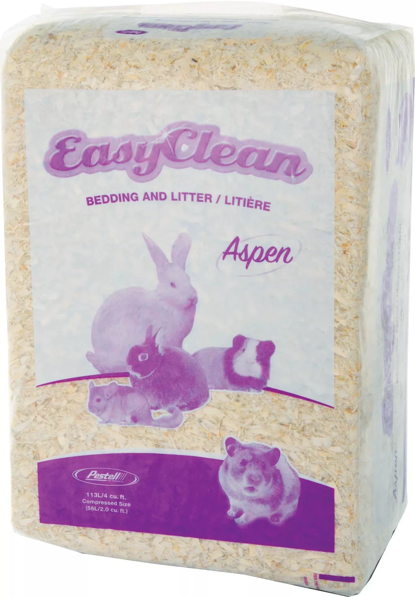 Pestell Easy Clean Aspen Small Animal Bedding, 113 L / 4 cu ft