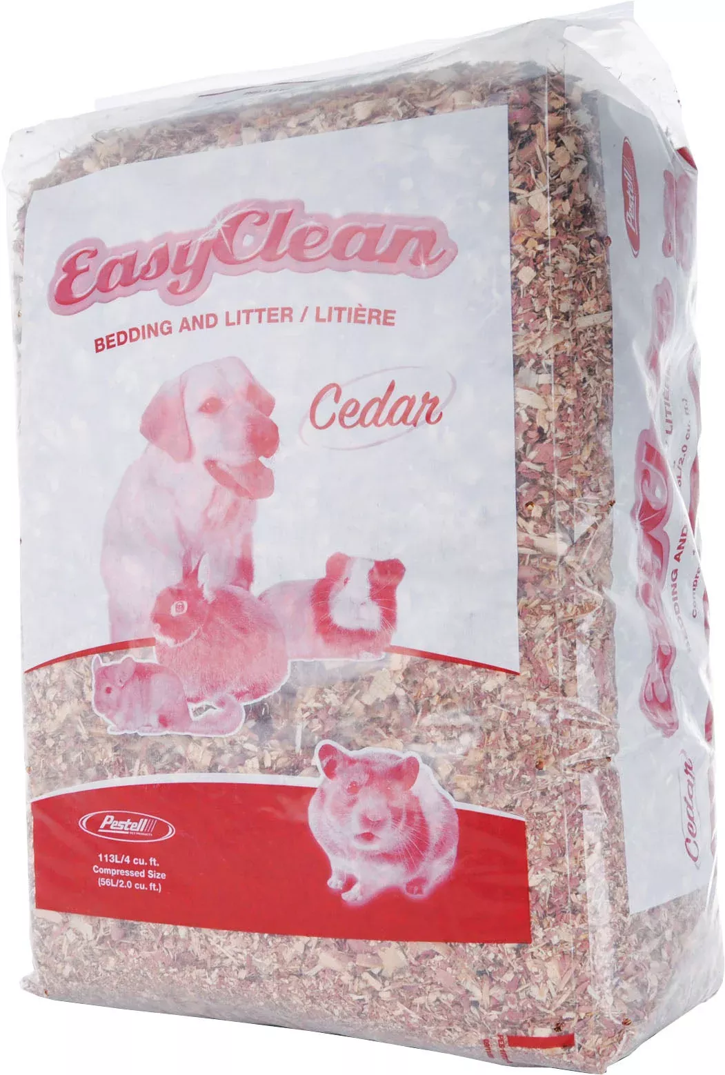 Pestell Easy Clean Cedar Small Animal Bedding, 113 L (4 cu ft)