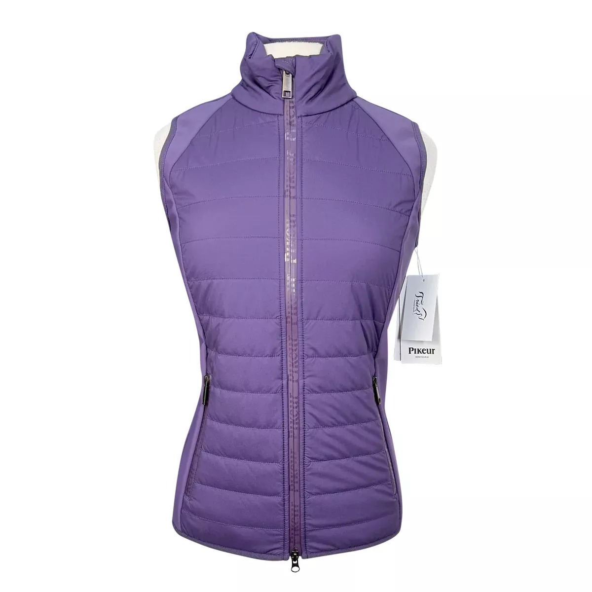 Pikeur Hybrid Vest in Purple - Women's Small