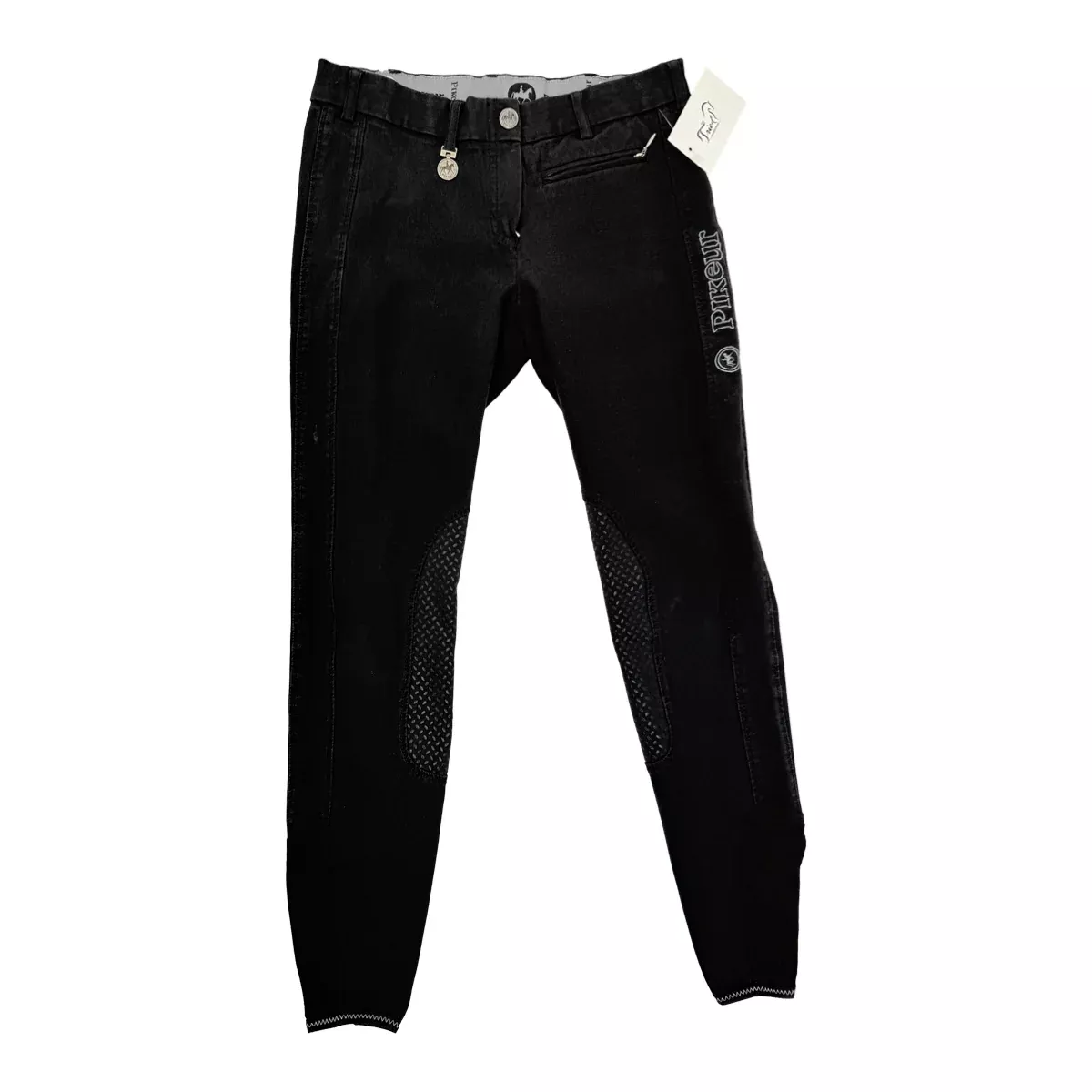 Pikeur 'Prisca' Grip Breeches in Black - Women's EU 34 (US 22)